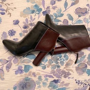 CAbi heeled booties brand new never worn